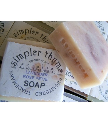 lavender rose herbal soap