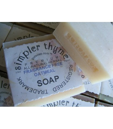 FRAGRANCE FREE w/oatmeal soap