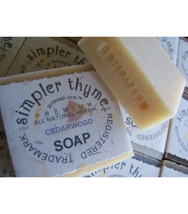 cedarwood herbal soap