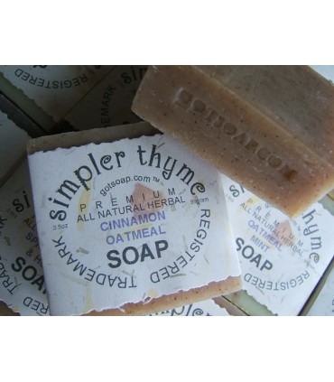 cinnamon oatmeal herbal soap