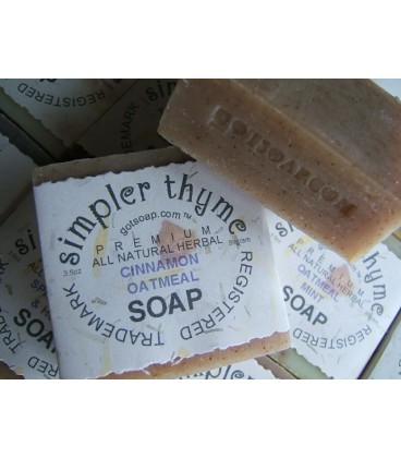 cinnamon oatmeal herbal soap